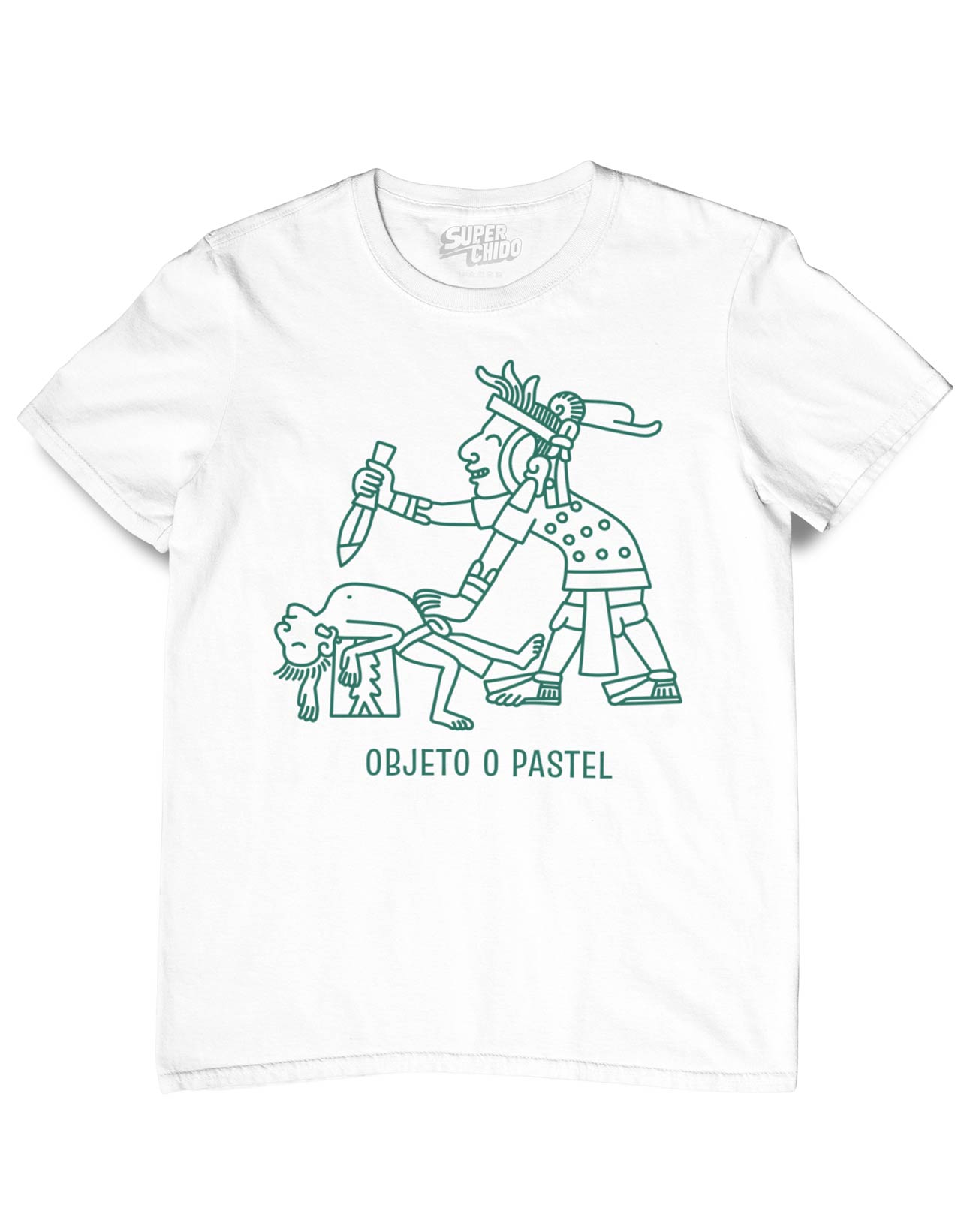 Playera Hombre Objeto o Pastel Estampada DTG T-shirt
