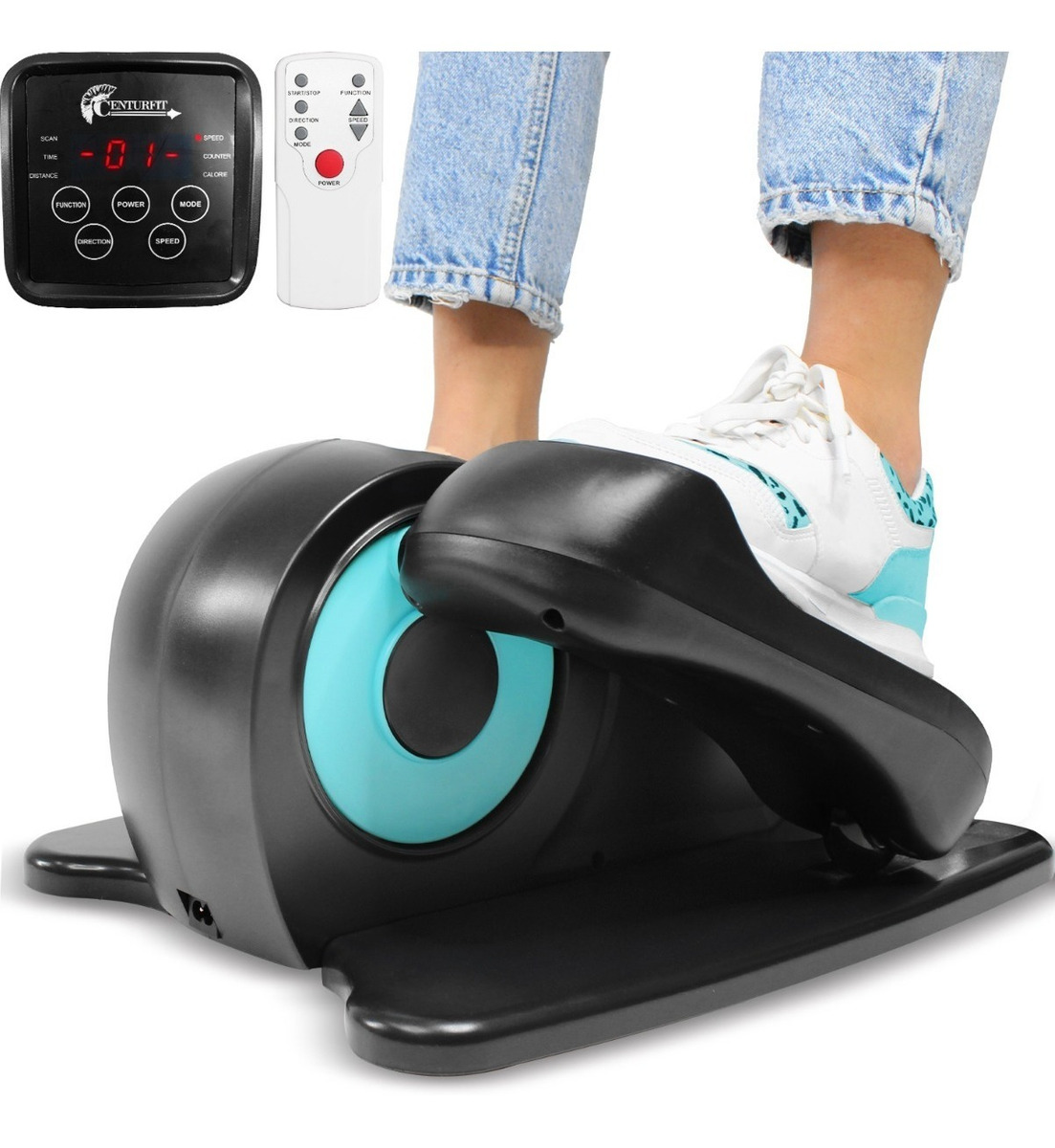 Mini Eliptica Electrica Digital Bajo Escritorio Con Control