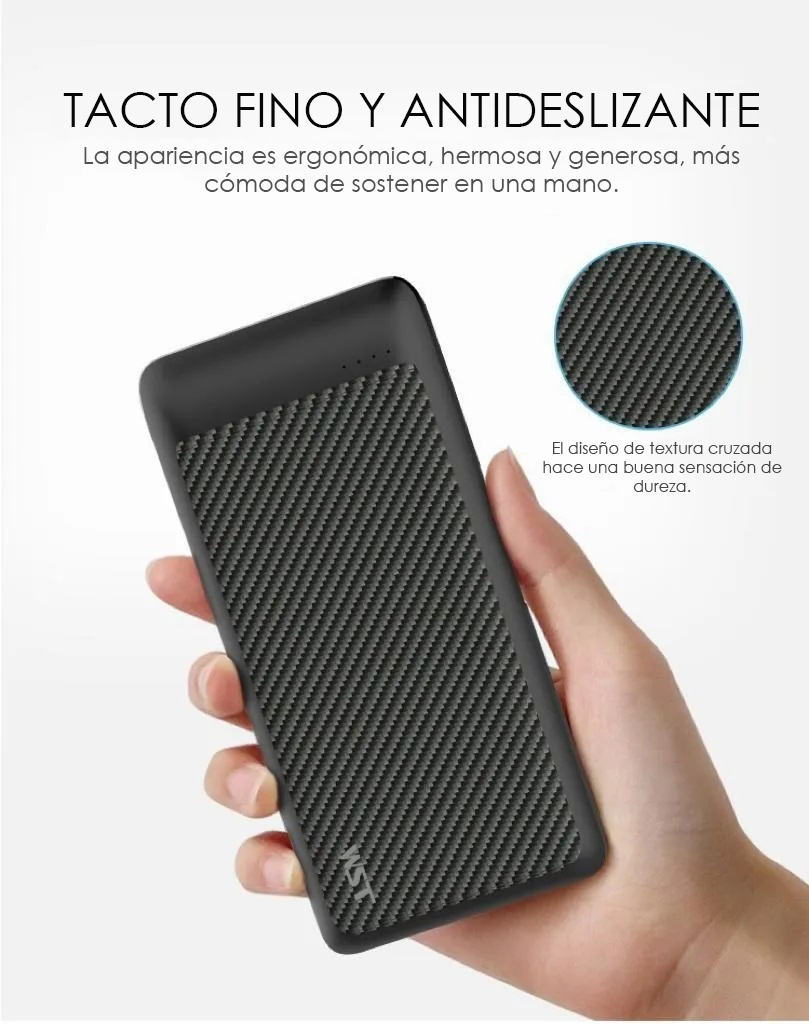 Power Bank Batería Portátil 20000mah Carga Rápida