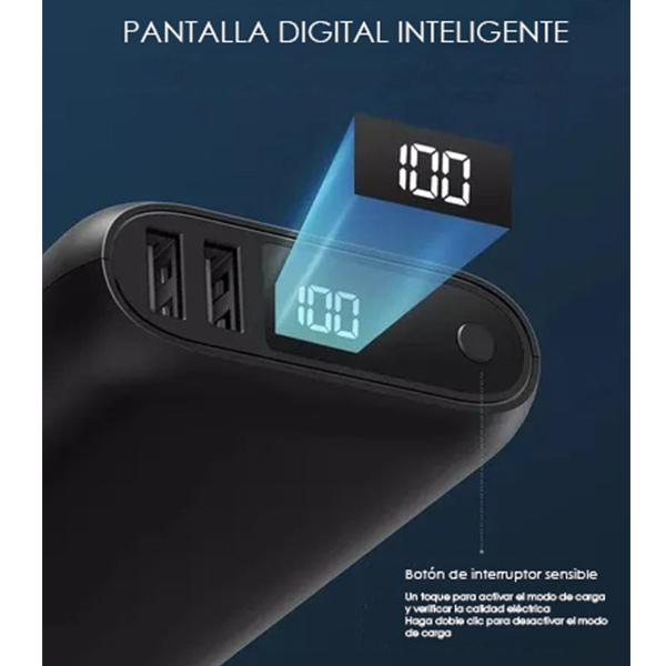 Power Bank Batería Portátil 20000mah Pantalla Led Pila