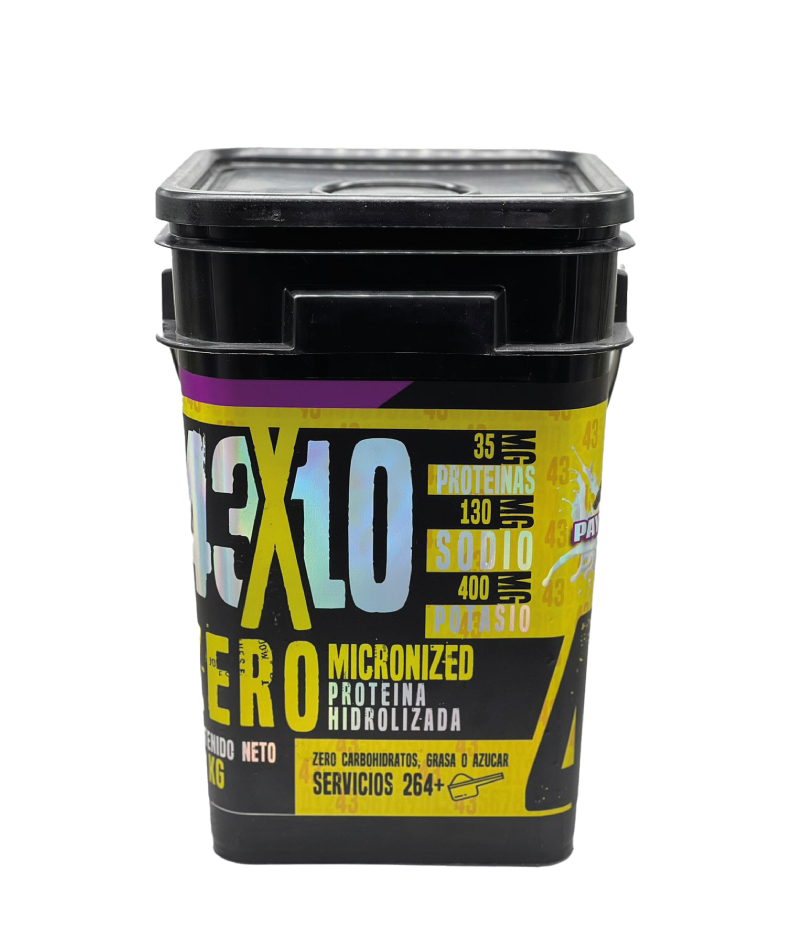 Cubeta/ saco Proteína Zero 10Kg (264 serv) Sabor Galleta 