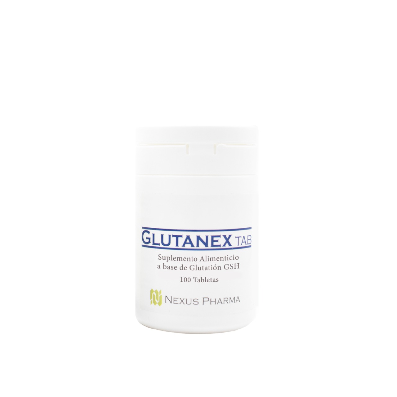 Glutanex TAB - SUPLEMENTO ALIMENTICIO A BASE DE GLUTATIÓN GSH/ Purificado con Aval Regulatorio / SIN Alérgenos como Lácteos Soya Gluten Pescado Crustáceos Vitaminas Azúcares / De Corea del Sur
