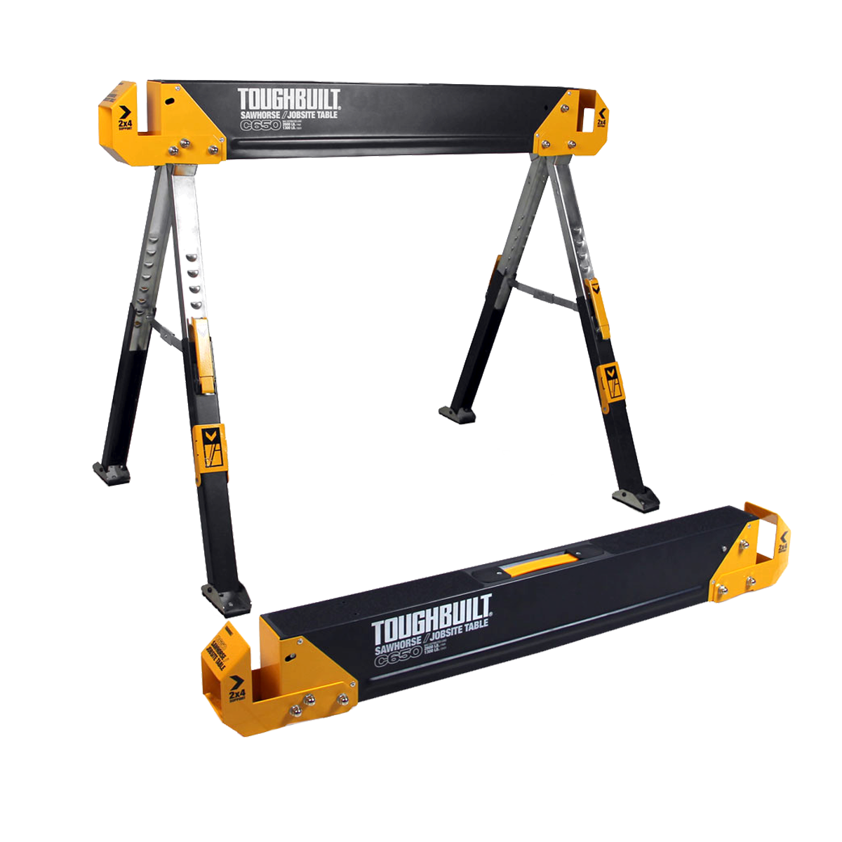 BURRO DE TRABAJO TOUGHBUILT TB-C650-BSE (2 PZAS)