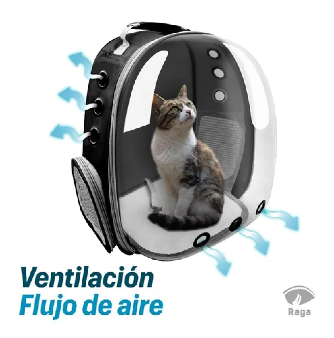 Mochila Transportadora Viaje Gato Perro Mascota Pequeña