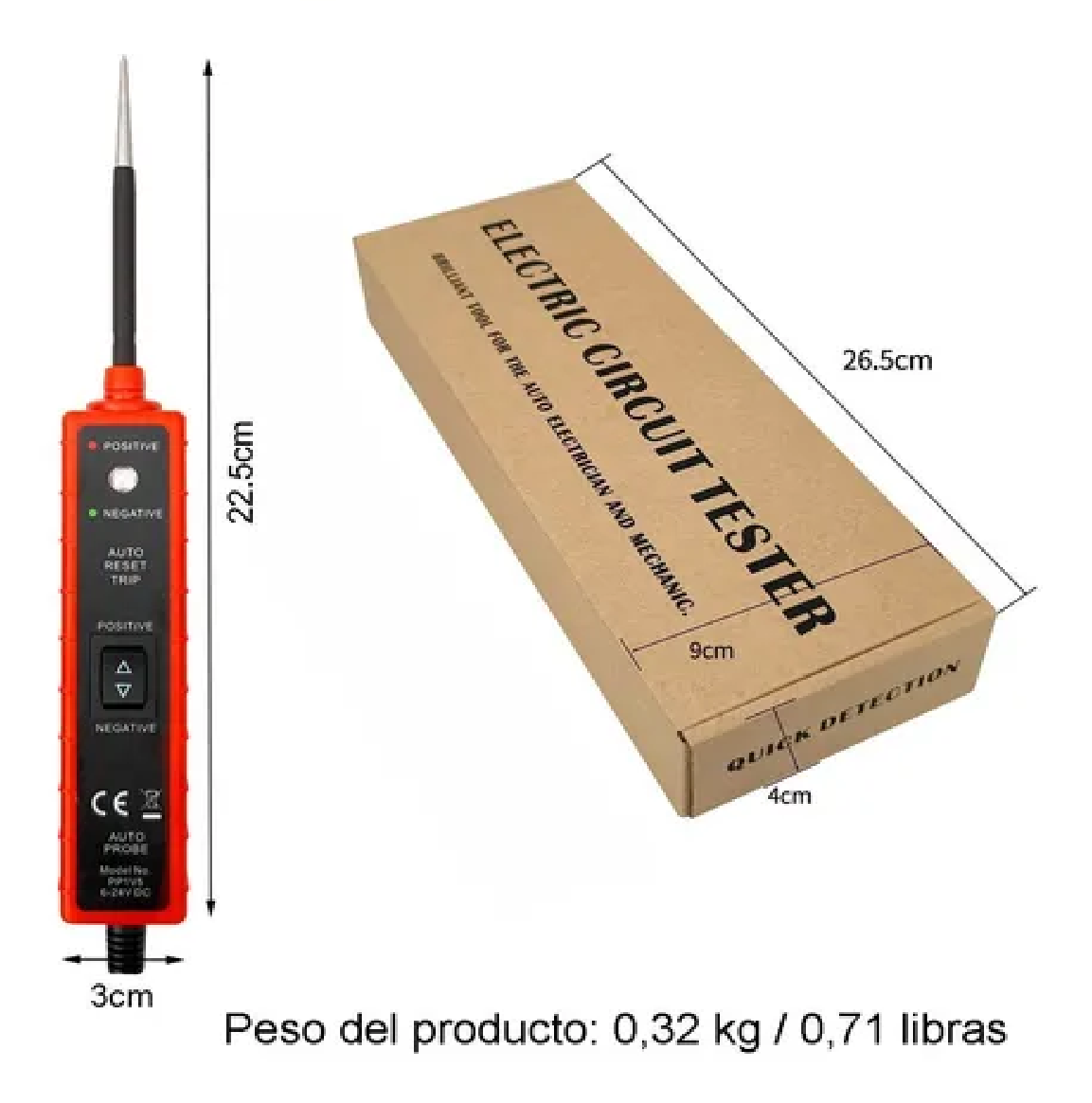 Comprobador De Circuitos Automotrices Em285