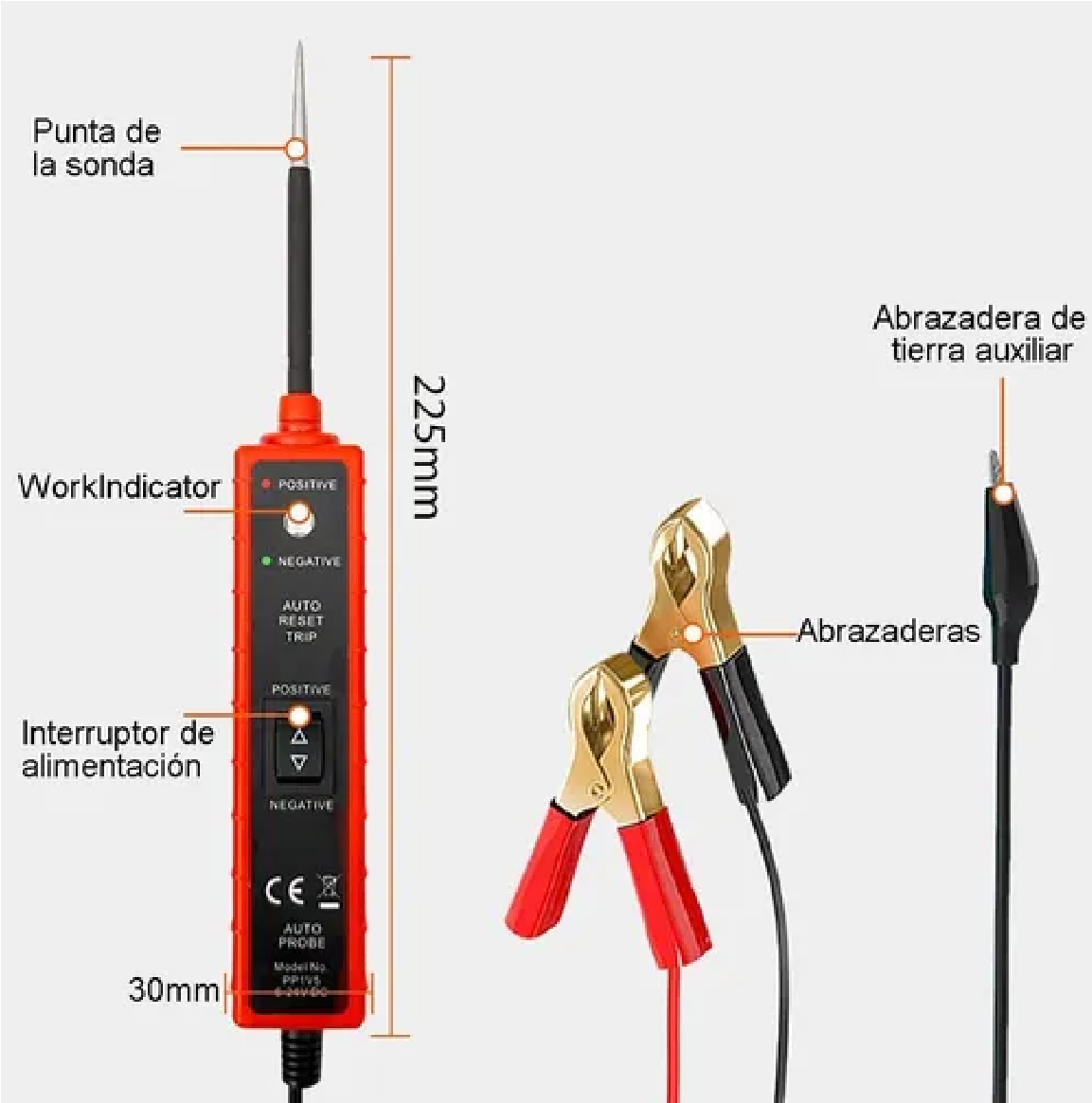 Comprobador De Circuitos Automotrices Em285