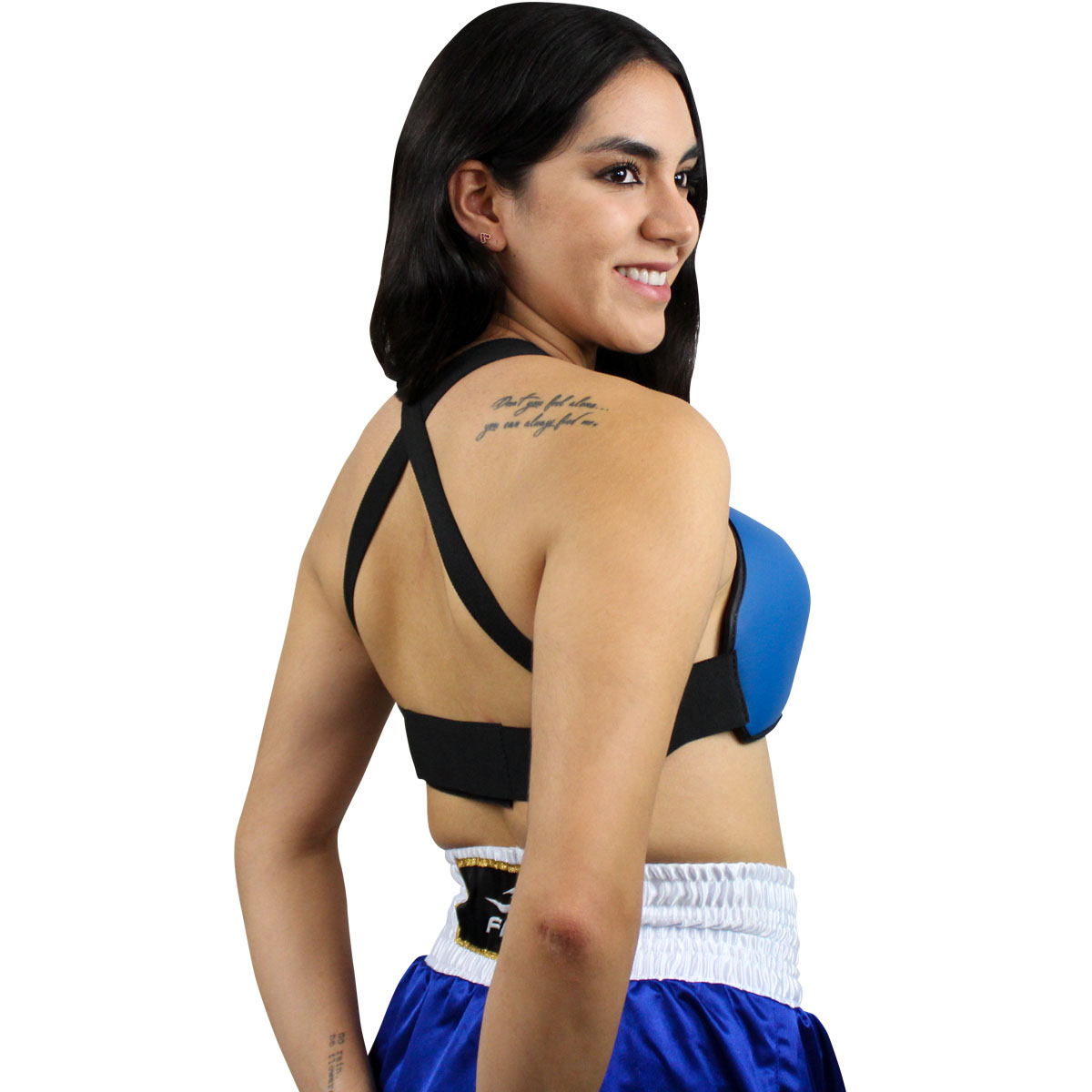 Peto protector para pecho femenil Fire Sports Azul