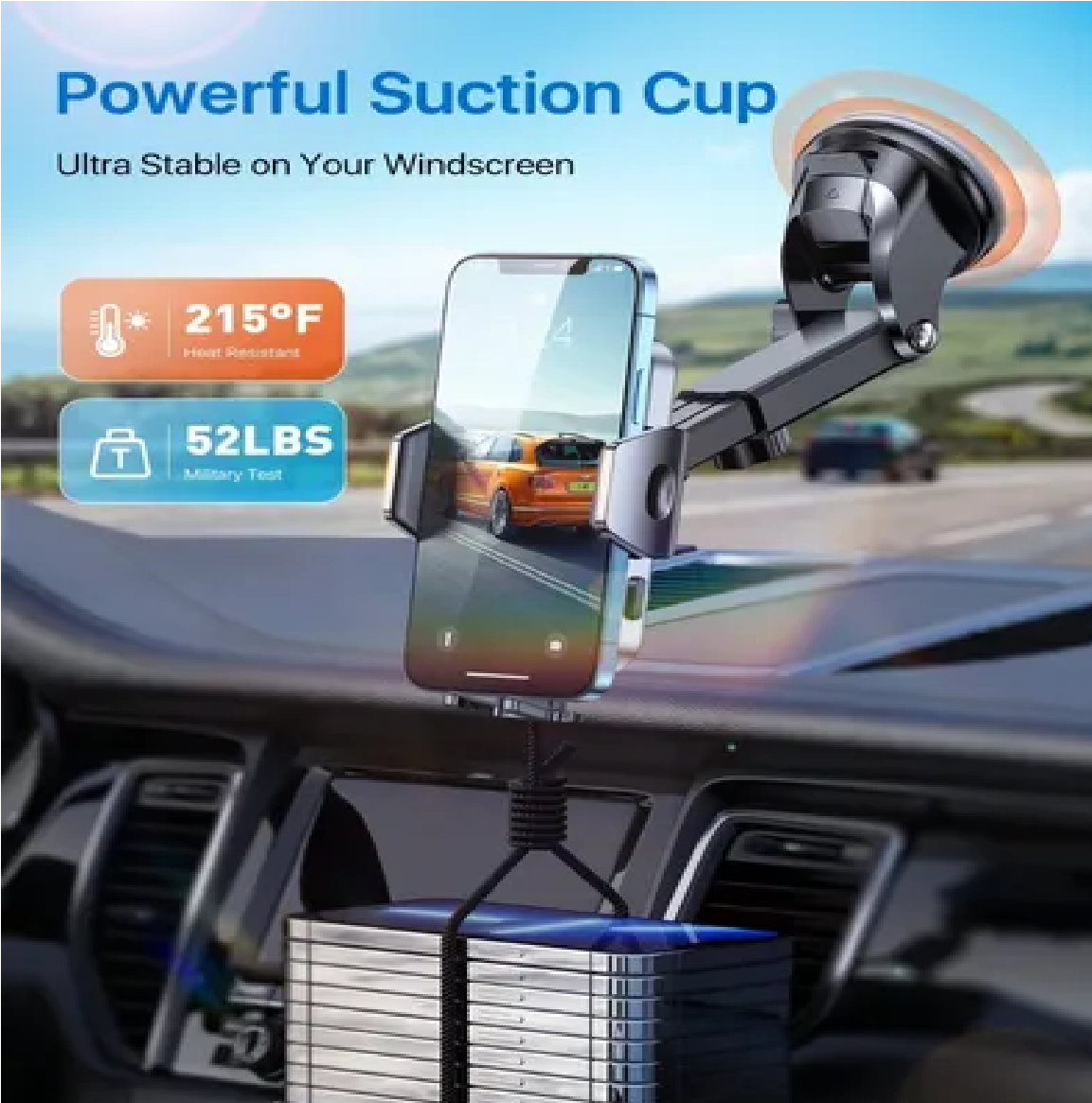 Soporte Para Teléfono Para Coche Estable Antichoque