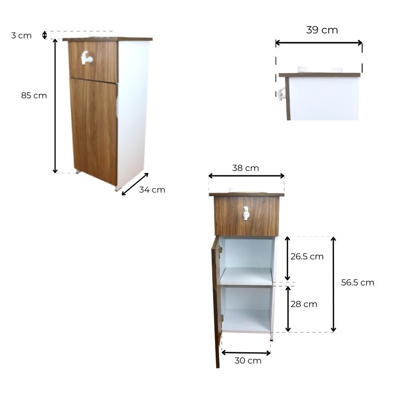 Dispensador de Agua Porta garrafón Alacena Grecia