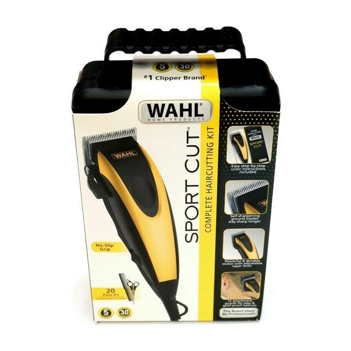 Kit Completo De Corte De Pelo Wahl Sport Cut 9243-6901 De 20 Piezas