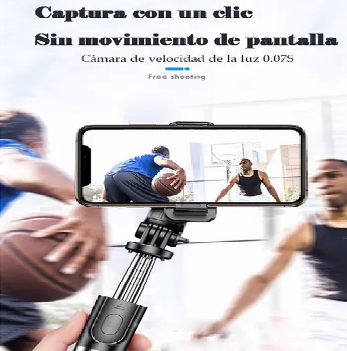 Bluetooth Selfie Stick Para Celular, Con Trípode