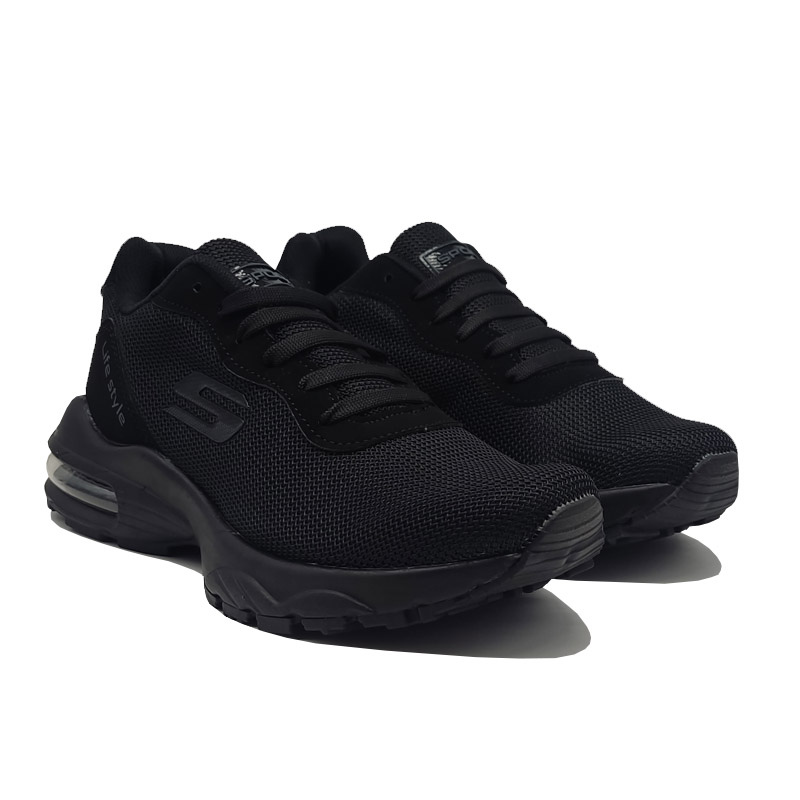 Tenis Spook 1040 Negro Total Mujer Gym Ejercicio Válvula Running Deportivos.