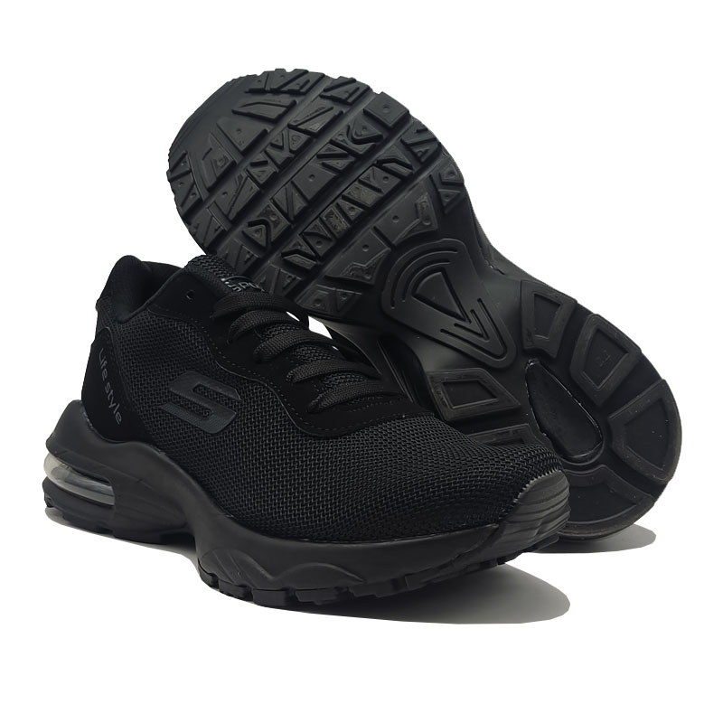 Tenis Spook 1040 Negro Total Mujer Gym Ejercicio Válvula Running Deportivos.
