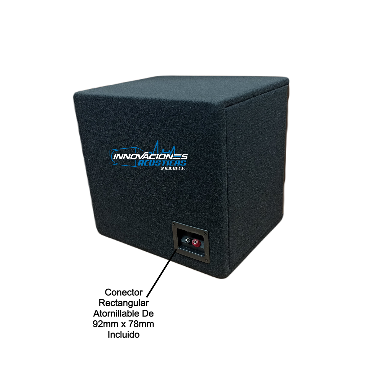 cajon para un woofer de 12" ventilado