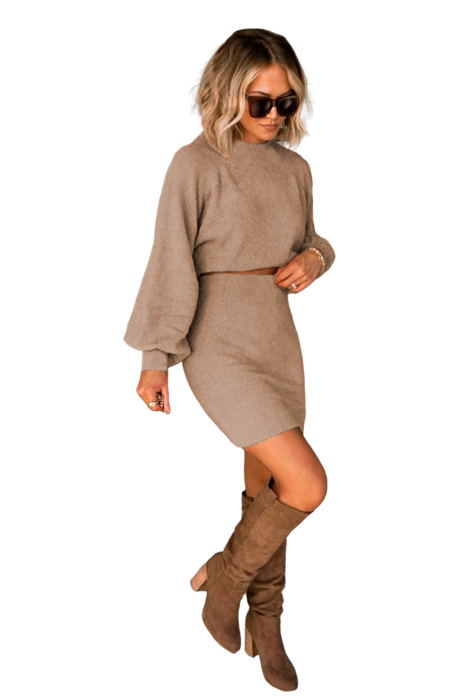 Conjunto Falda Y Sueter Casual