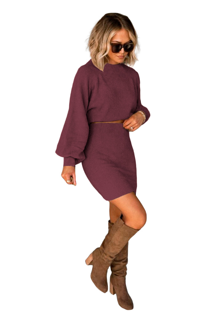 Conjunto Falda Y Sueter Casual