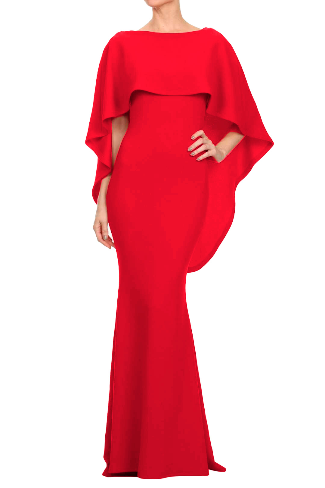 Vestido De Fiesta Largo Con Olan