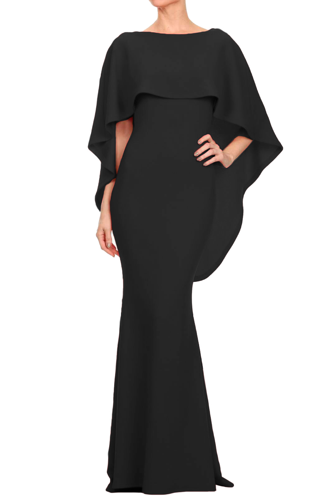 Vestido De Fiesta Largo Con Olan