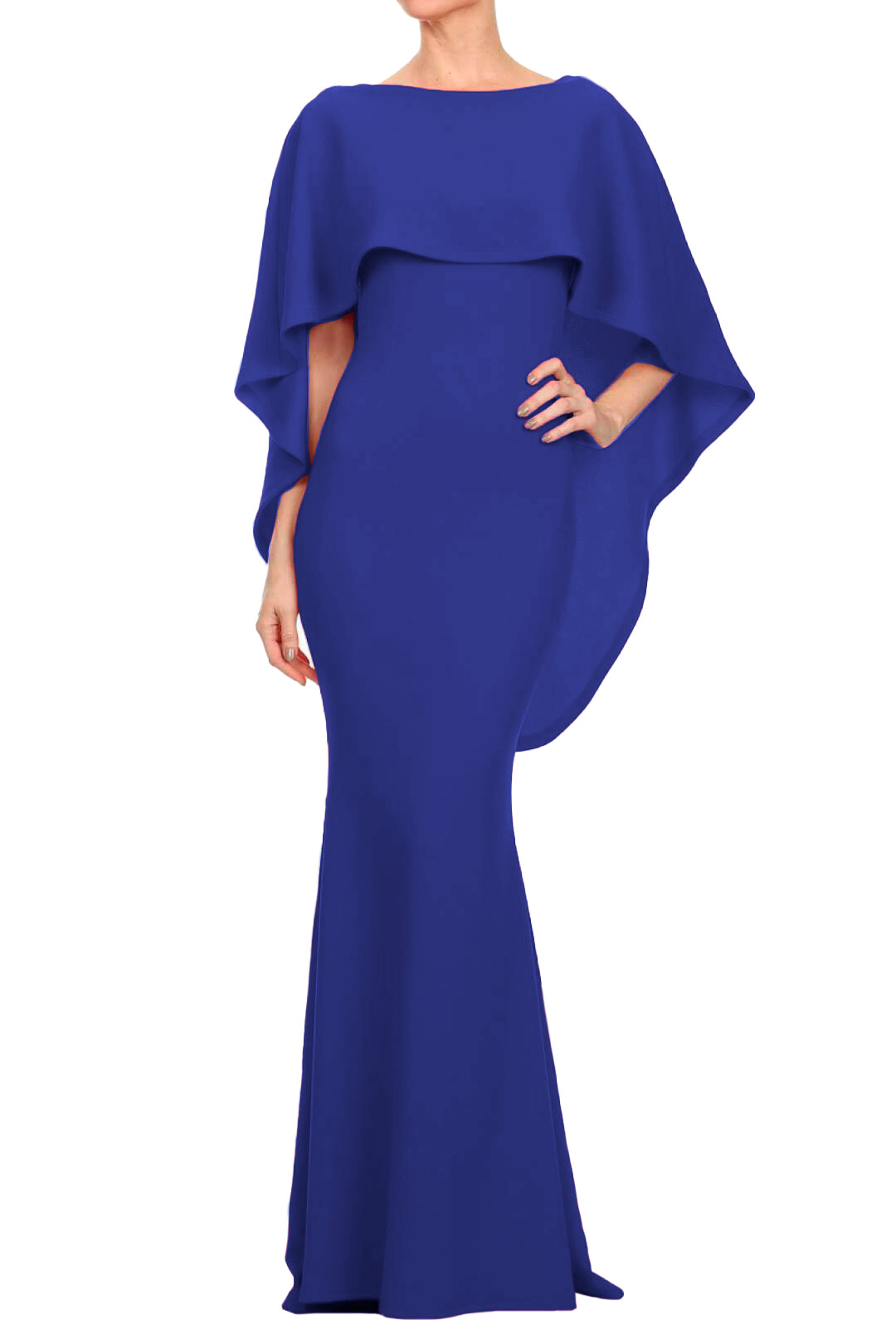 Vestido De Fiesta Largo Con Olan