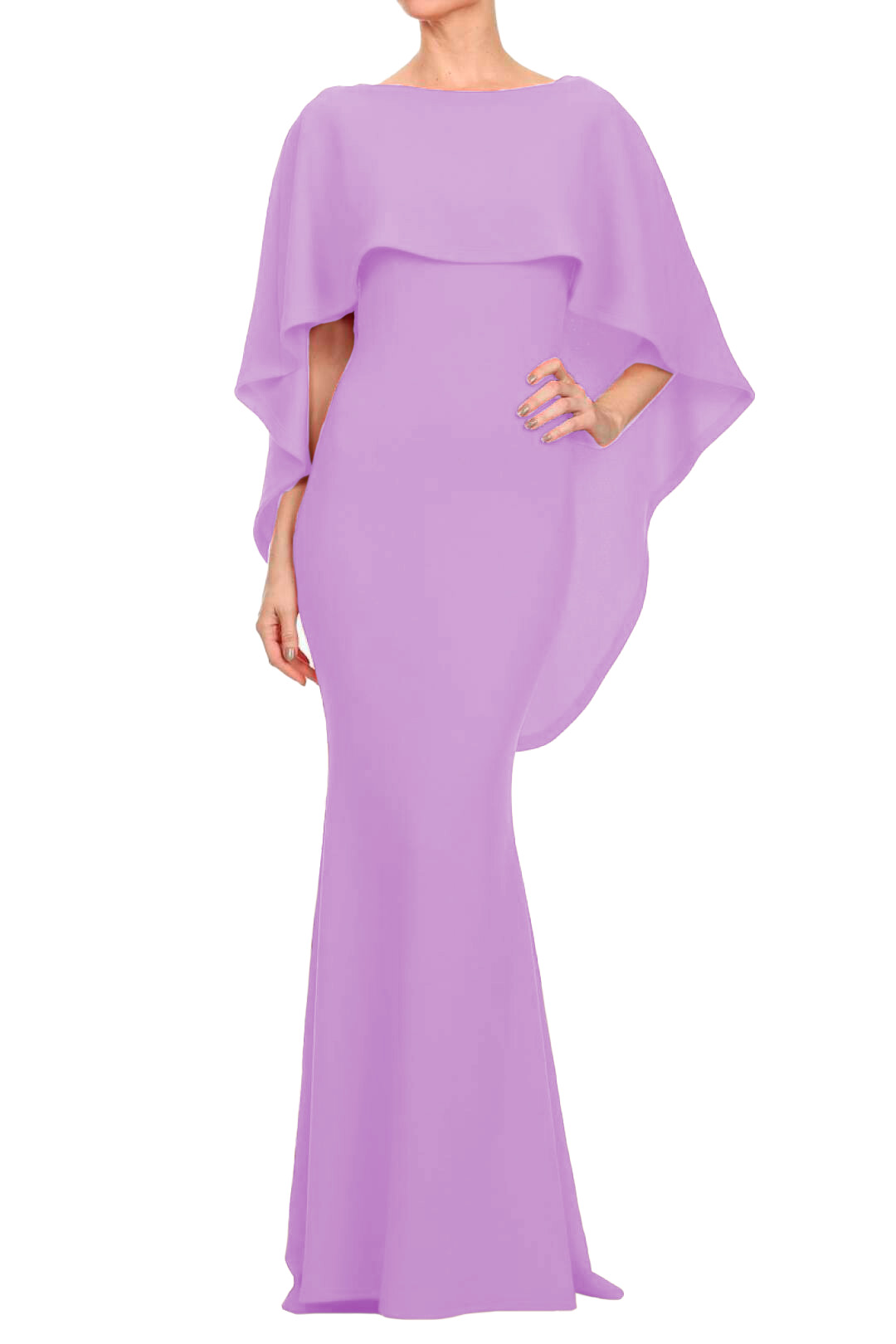 Vestido De Fiesta Largo Con Olan