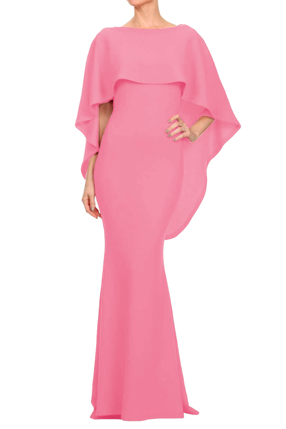 Vestido De Fiesta Largo Con Olan