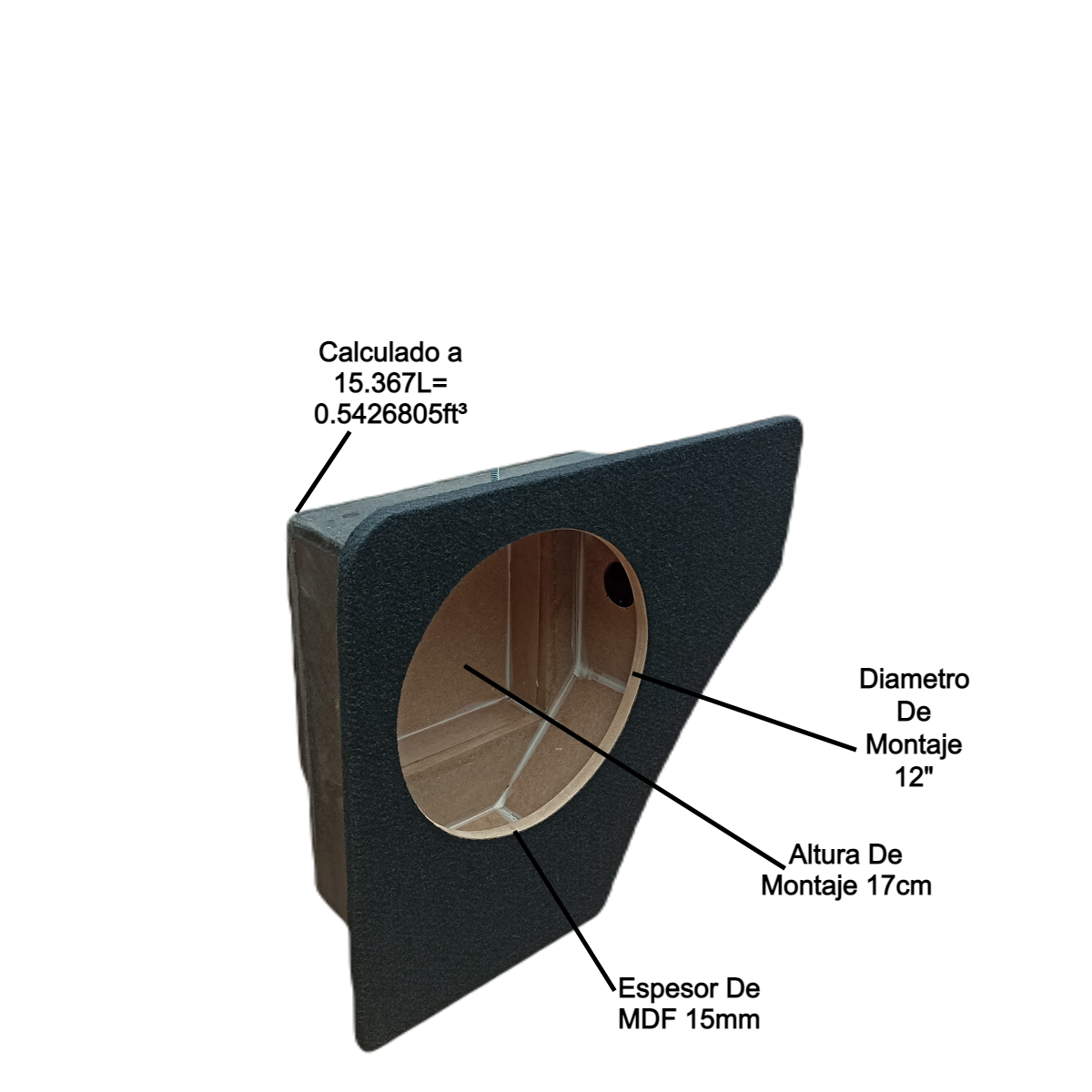 Cajon Para Un Woofer De 12 Pulgadas Para Jetta A 4 Sellado