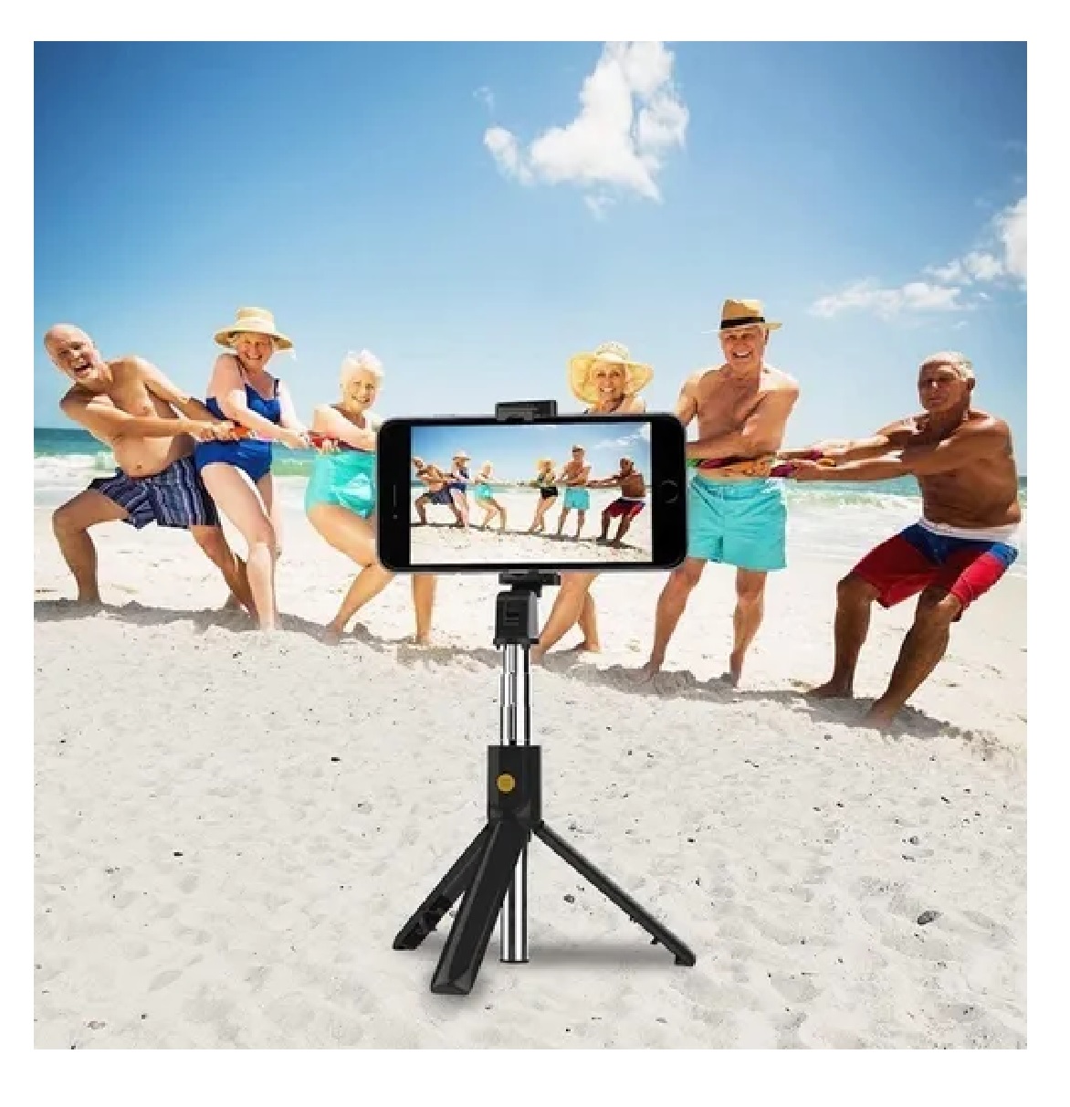 Palo Selfie Con Control Remoto Bluetooth Con Trípode