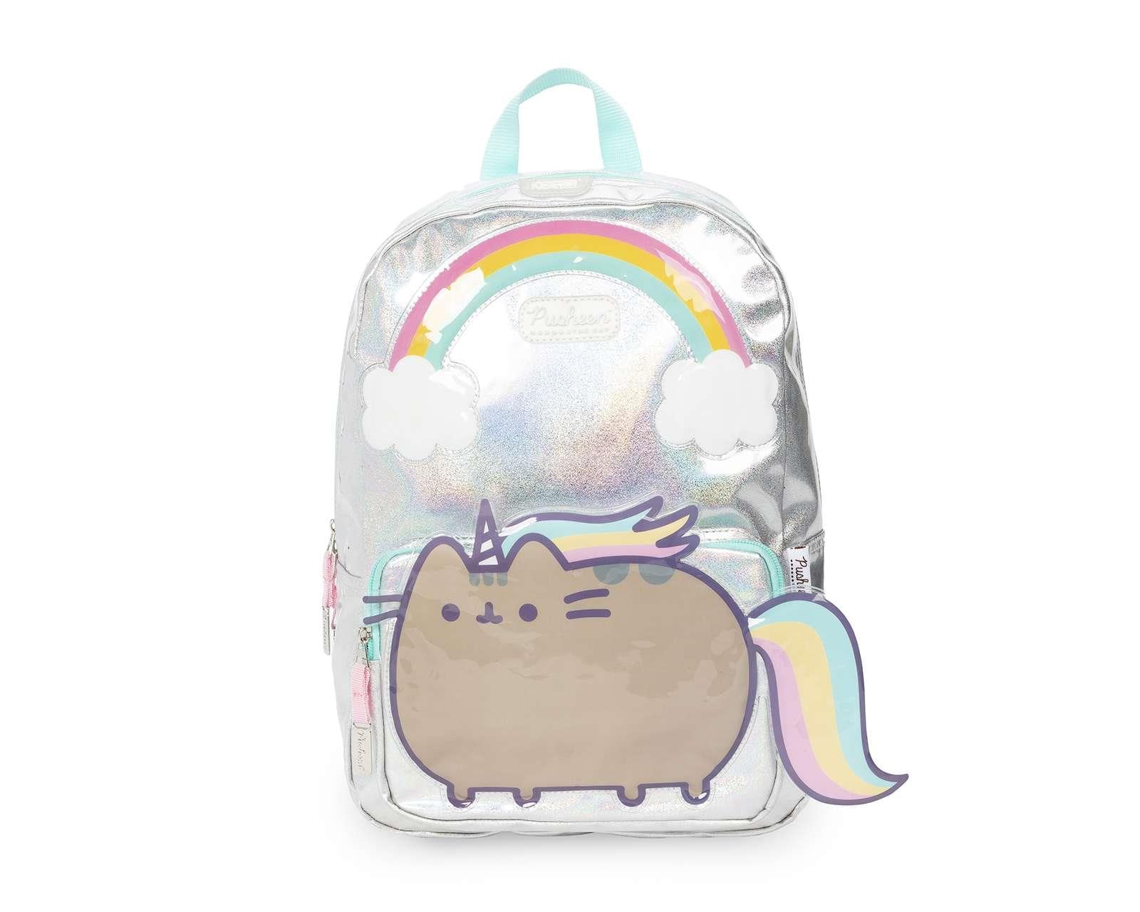 Mochila Gato Pusheen Cat Unicornio Pusheenicornio Tornasol