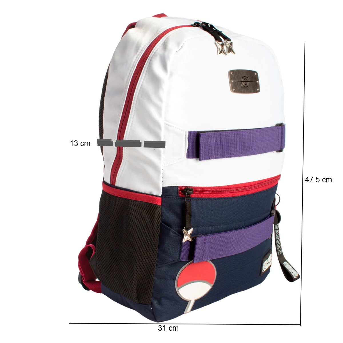 Mochila Naruto Sasuke Con Porta Laptop Edición Especial Original
