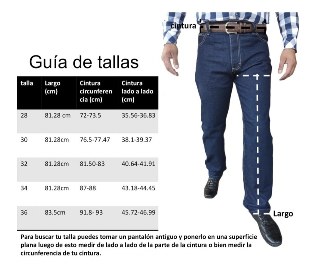 Pantalón Vaquero de Mezclilla Rígida Para Hombre John Silver 