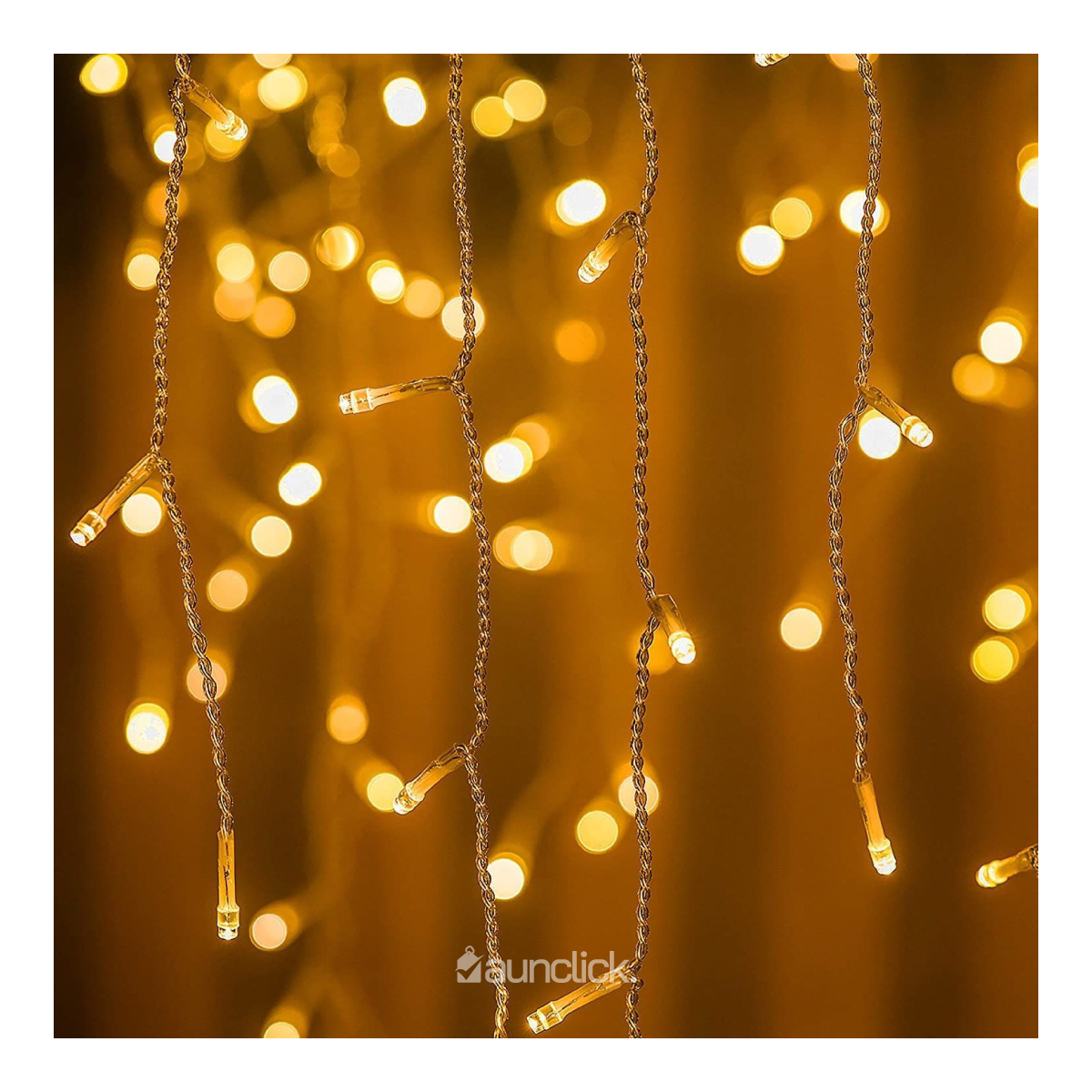 Serie Navideña Cascada Led 10 mts 500 Luces Navidad - Blanco Calido