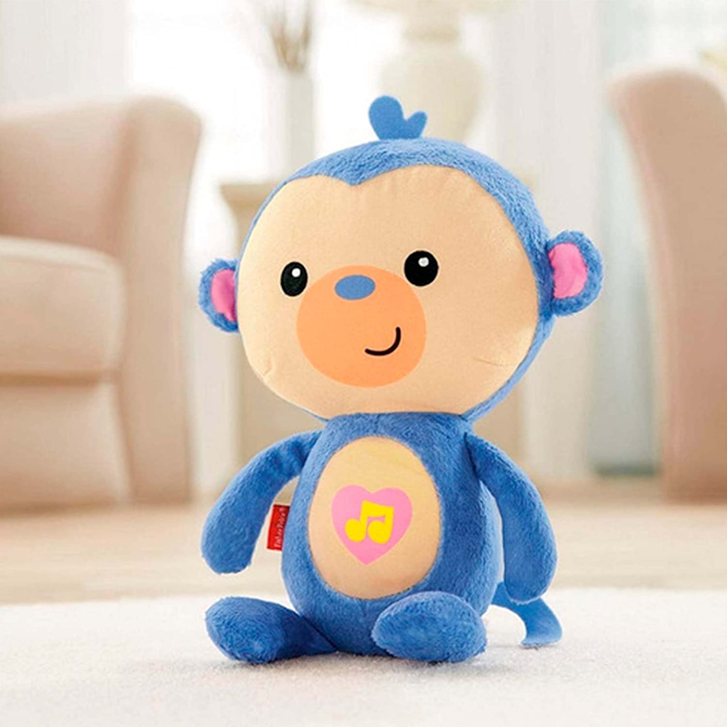 Peluche Mono Chango Brillosos Luminosos Fisher Price CKV15 Mattel