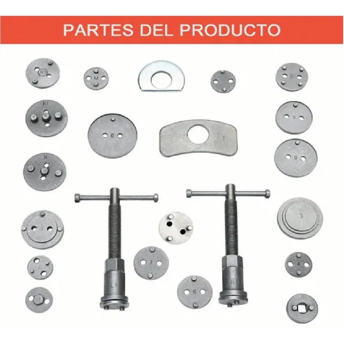 Juego Opresor Pistón Frenos Cambiar Balatas Auto Universa