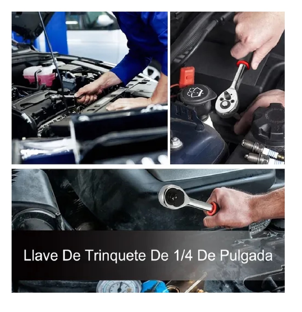 Kit De Herramientas Mecanica Con Desarmador Y Matraca Estuche Rojo