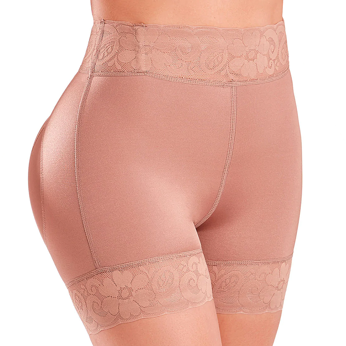 Panty Faja Short Levanta Pompas Realce Natural, Fajas Colombianas Short Levanta Glúteos Control Abdominal Tricot, Panty Short Faja Colombiana Levanta Pompas Moldeadora De Figura