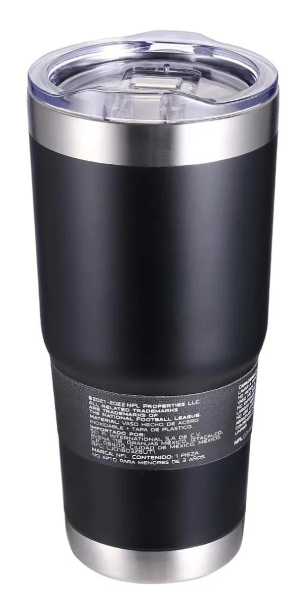 Termo Vaso 22 Oz Acero Inox, Pittsburgh Steelers, Producto Oficial