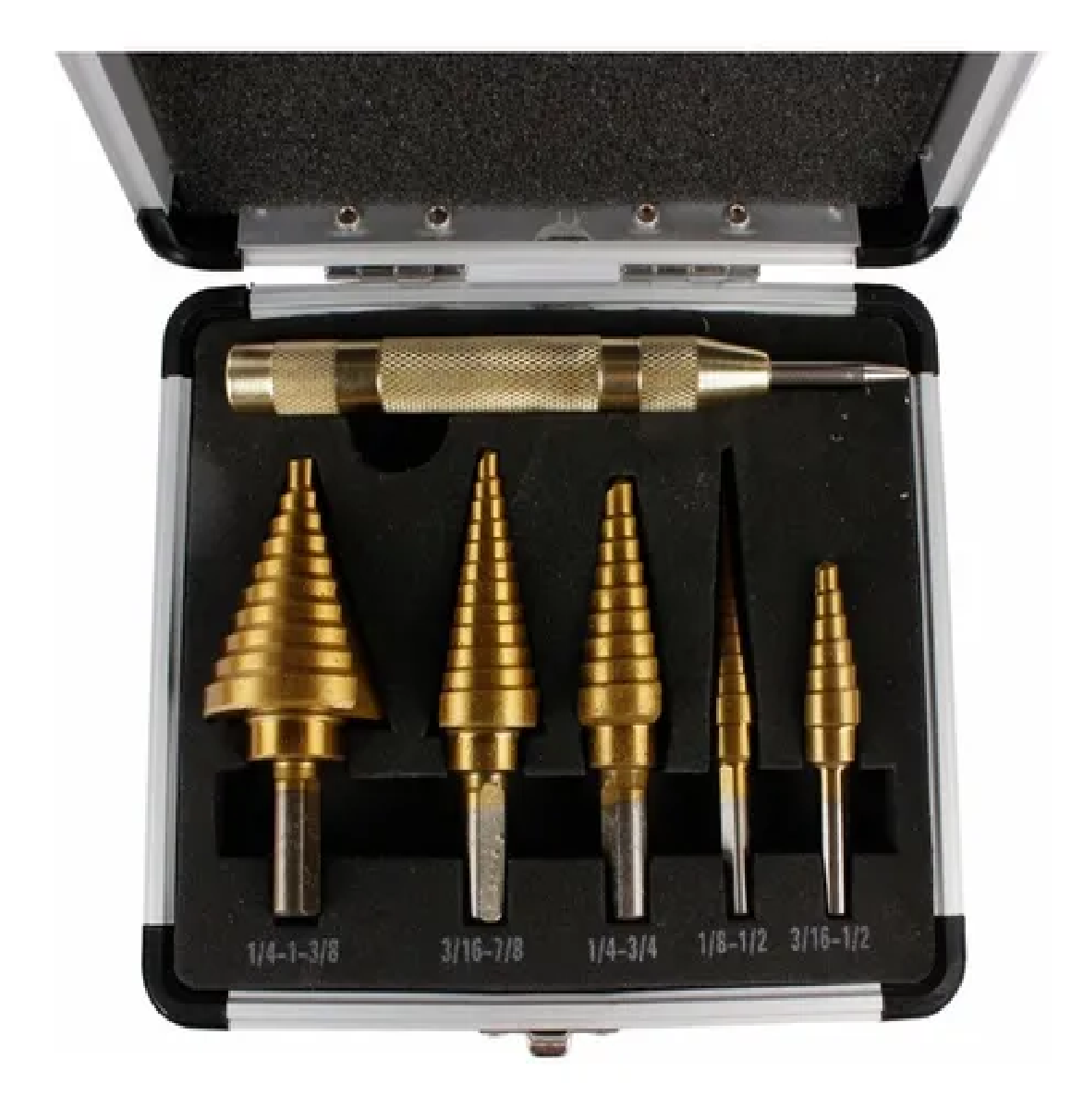 Kit Broca Escalonada De Acero