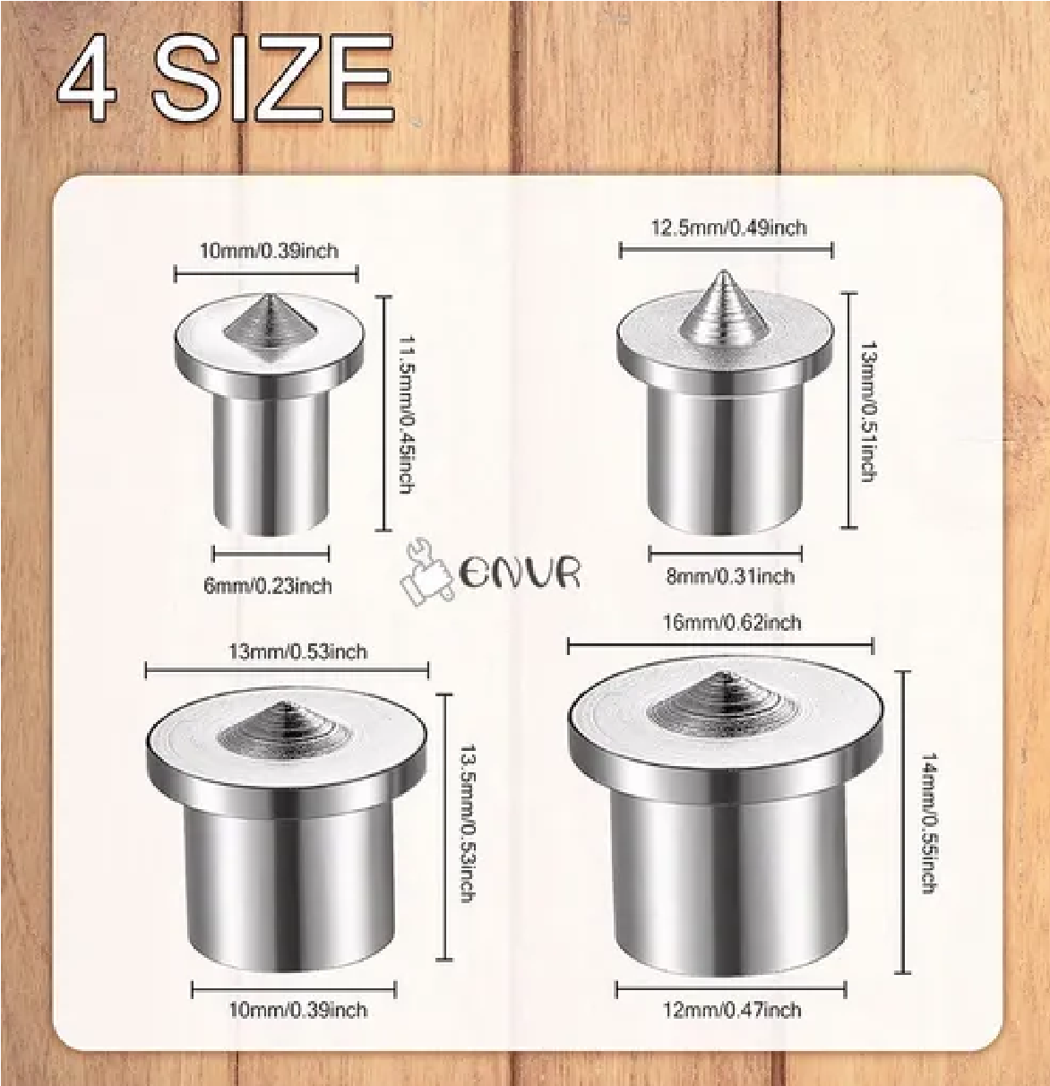Kit Tapones Centradores Guias Para Tarugos De Madera