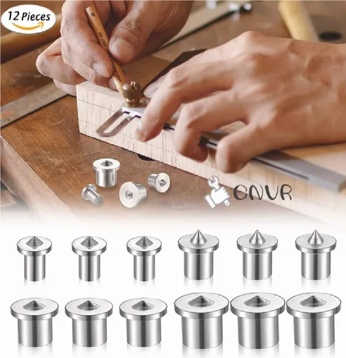 Kit Tapones Centradores Guias Para Tarugos De Madera