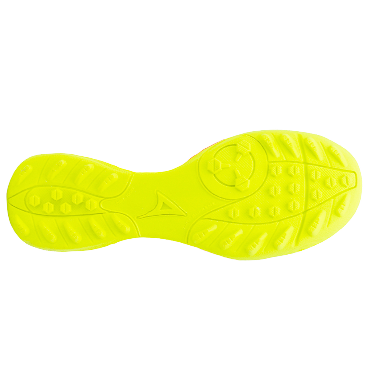 Tenis Futbol Rápido Juvenil Pirma Cosido Amarillo 22-24.5