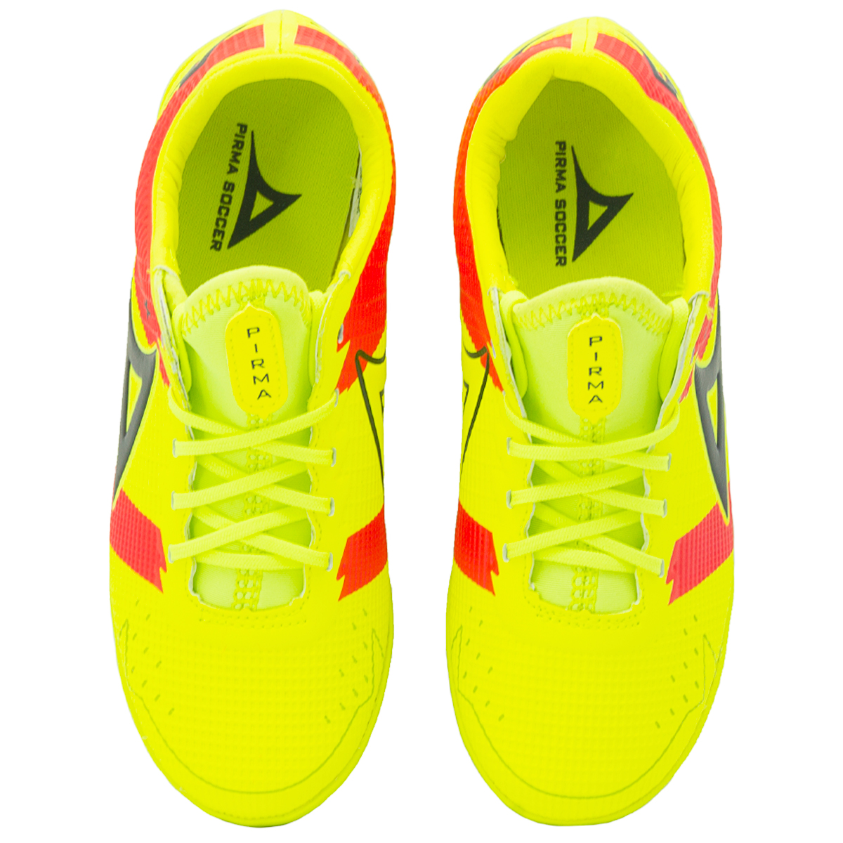 Tenis Futbol Rápido Juvenil Pirma Cosido Amarillo 22-24.5