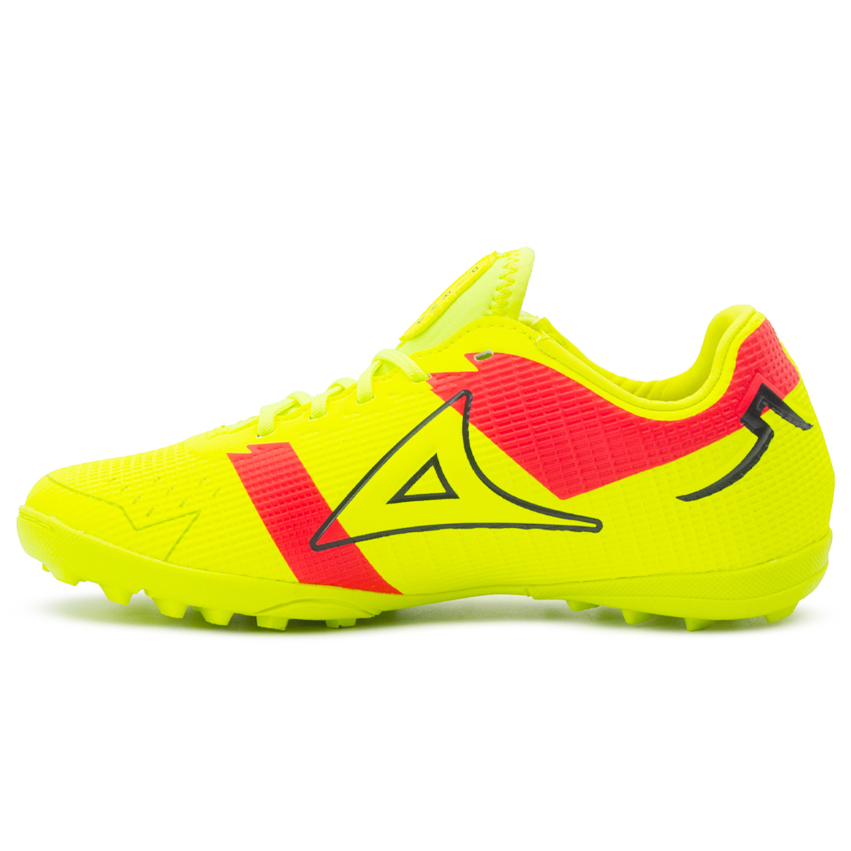 Tenis Futbol Rápido Juvenil Pirma Cosido Amarillo 22-24.5