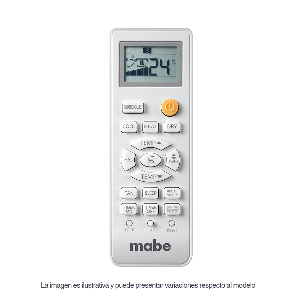 Minisplit Tradicional Frío/Calor 220 V 12,000 BTU´s Blanco Mabe - MMT12HDBWCAM2