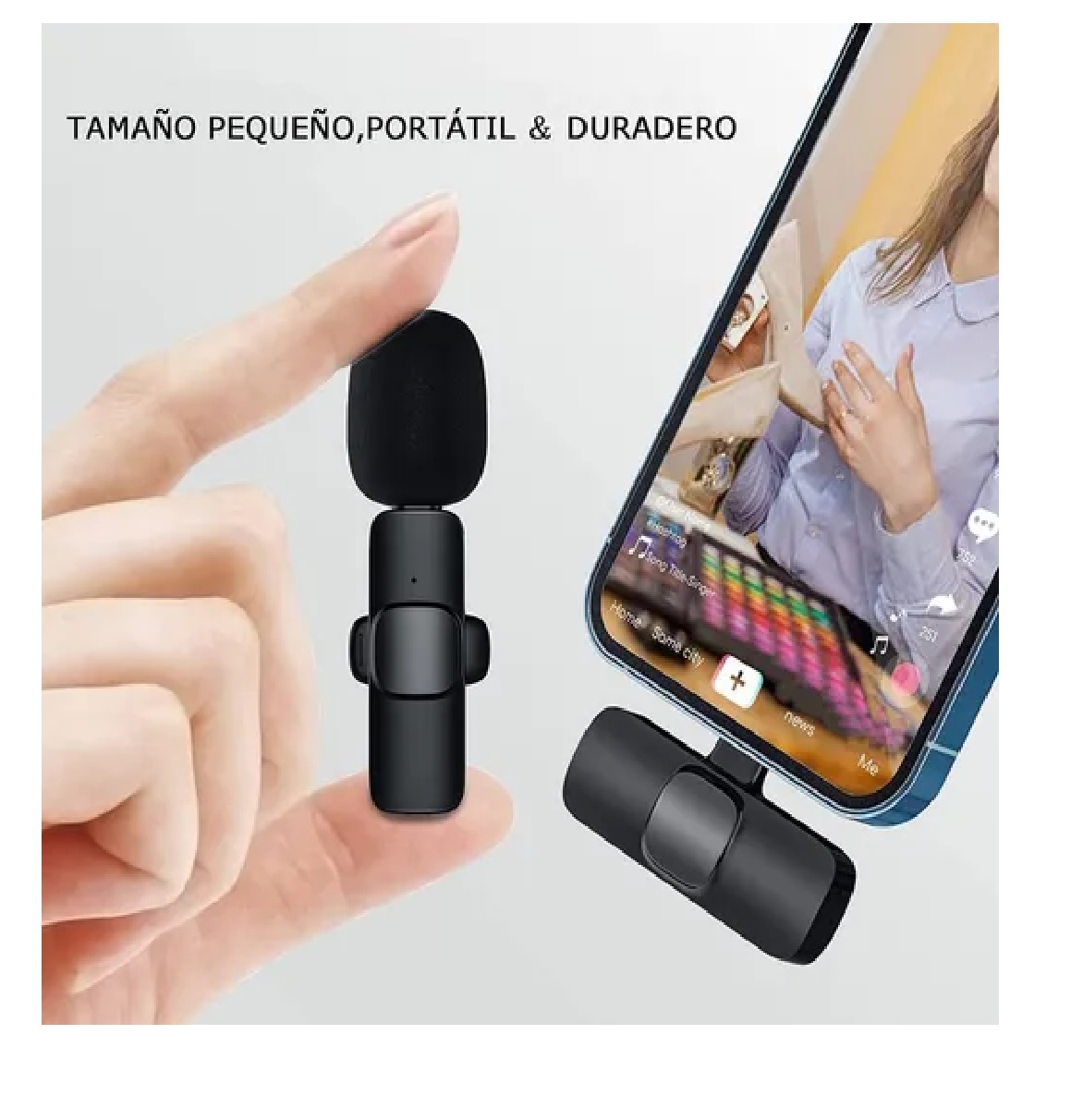Micrófono Inalámbrico Solapa Para Android,usb Tipo C