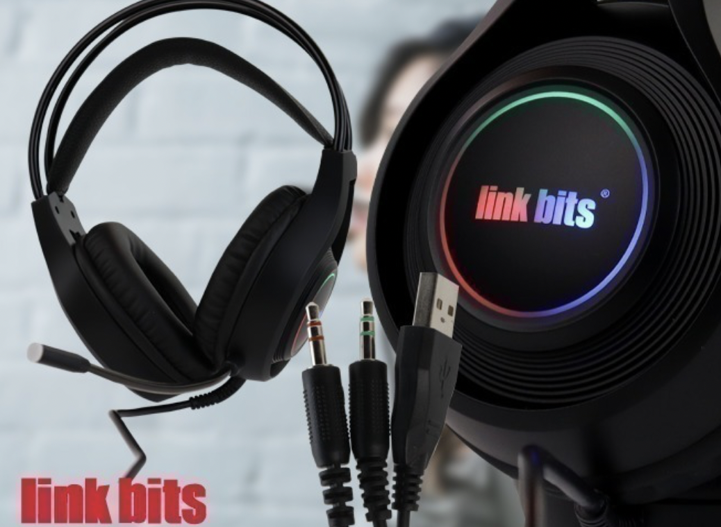 Audifonos Gamer Diadema/microfono Ajustables Luz Rgb 50mw