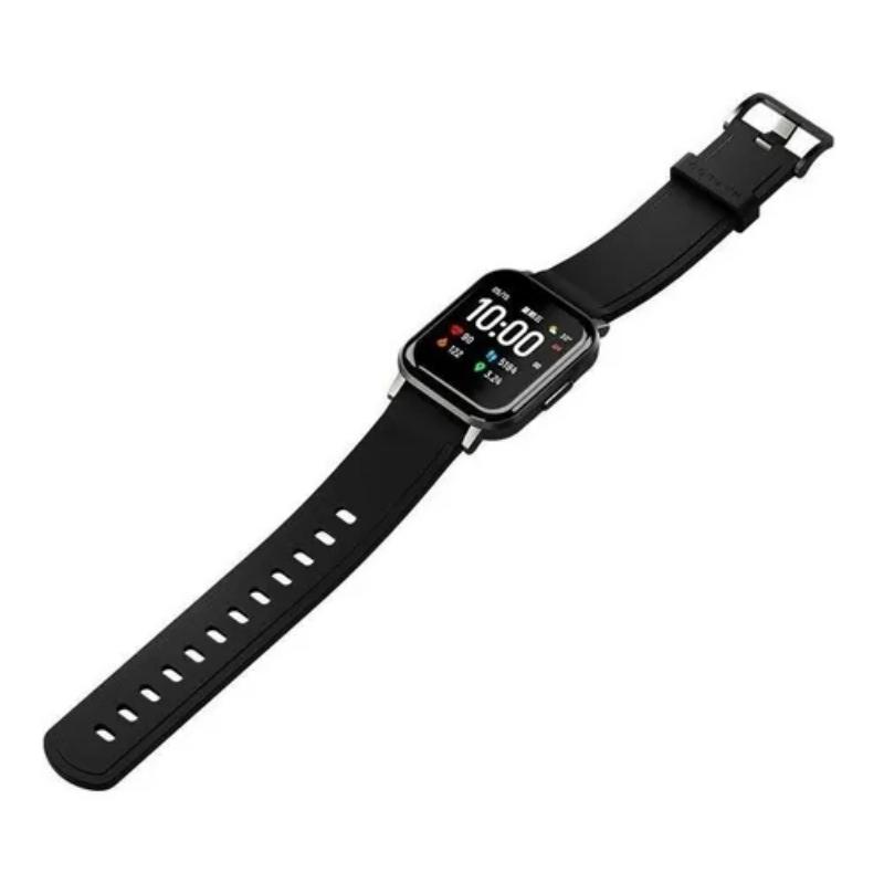 Smartwatch Haylou Smart Watch 2 1.28" caja negra, malla black de silicona LS02