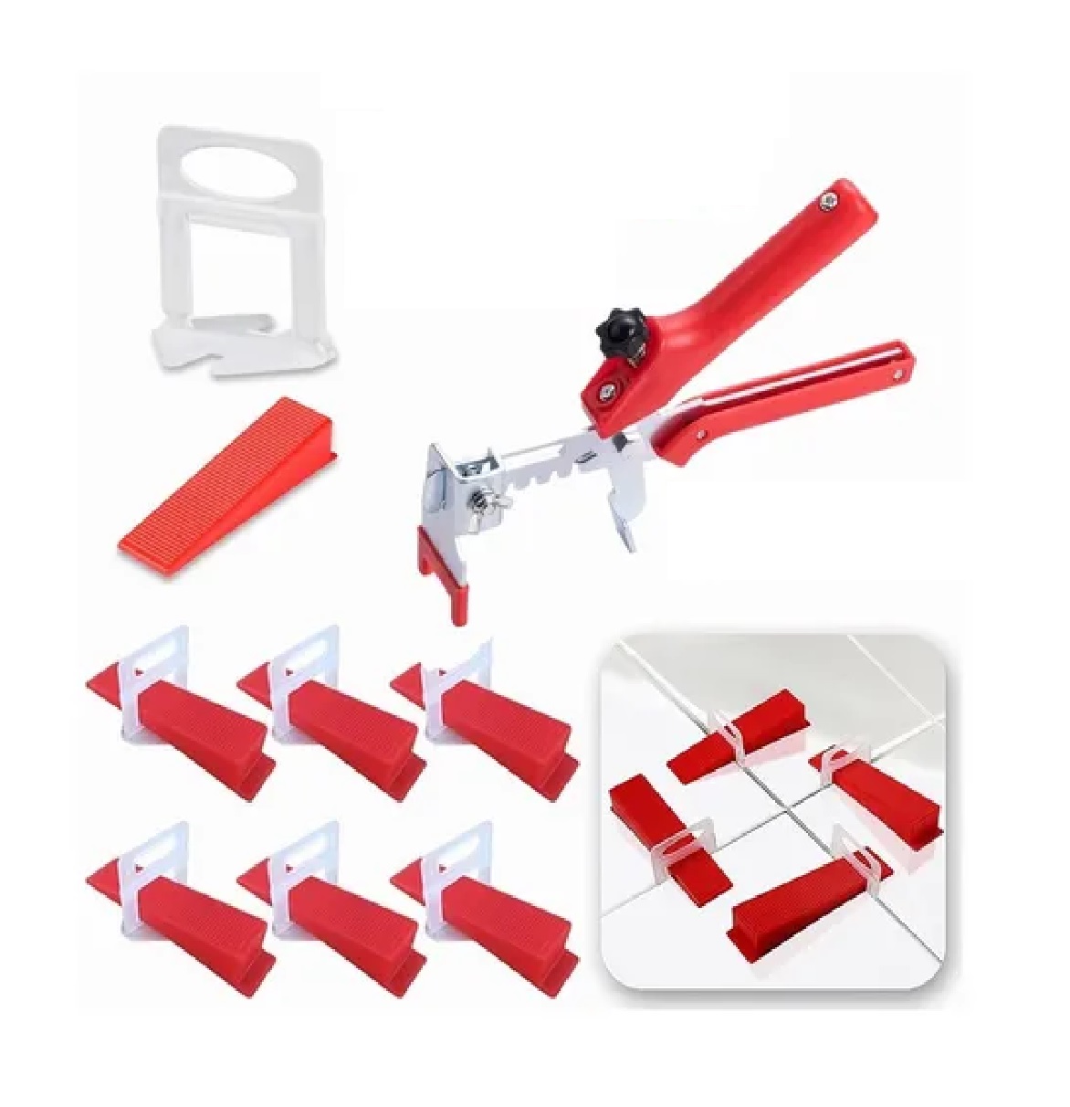 Kit Completo De Nivelador De Baldosas Reutilizable