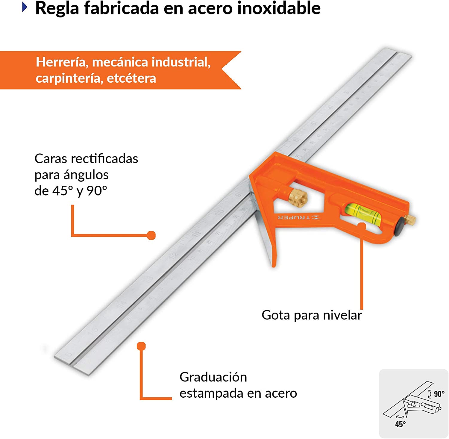 Escuadra de Combinacion ECT-16