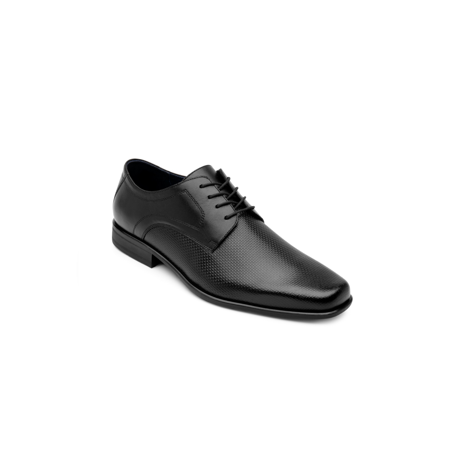 Zapato Derby Con Agujetas Flexi Para Hombre Estilo 90718 Negro