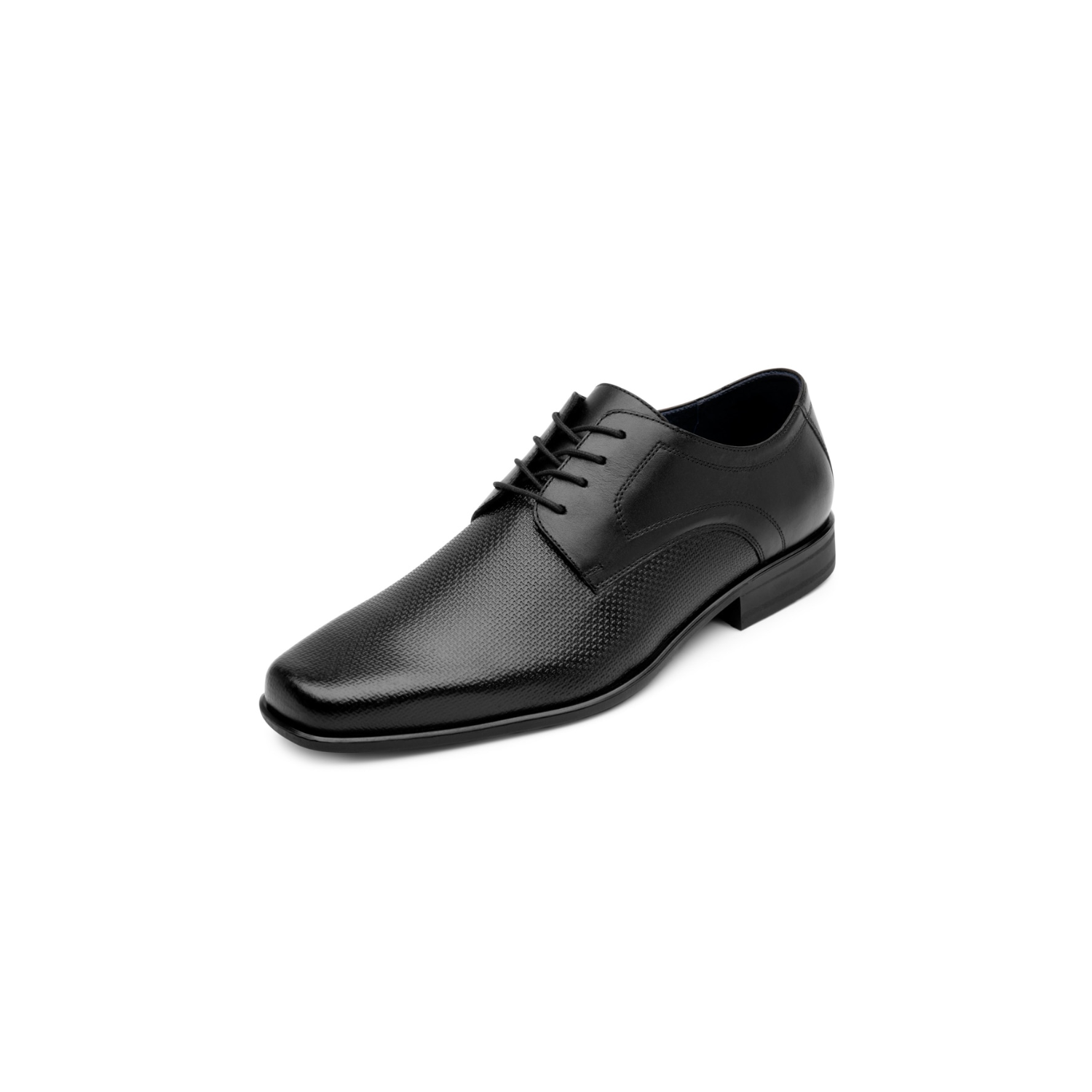 Zapato Derby Con Agujetas Flexi Para Hombre Estilo 90718 Negro